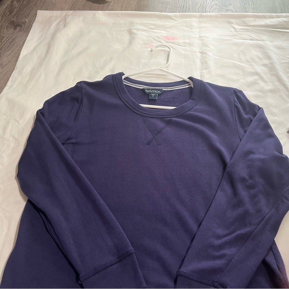 Nautica Men's Long Sleeve Crew Neck Sweater Medium 10/12/Navy - Picture 13 of 15